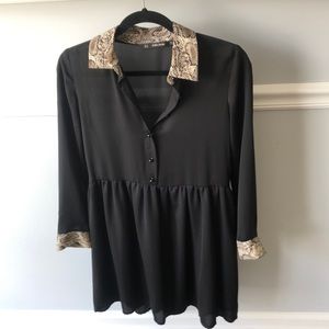 Zara Basic Black Dress